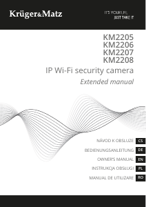 Manual Krüger and Matz KM2205 Camera IP