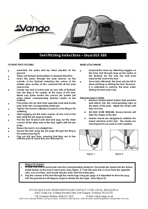 Manual Vango Zeya DLX 500 Tent