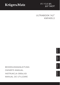 Bedienungsanleitung Krüger and Matz KM1405-2-G Ultrabook Notebook