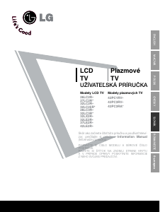 Návod LG 32LX2R-ZE LCD televízor