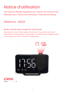 Manual Livoo AR320 Alarm Clock Radio