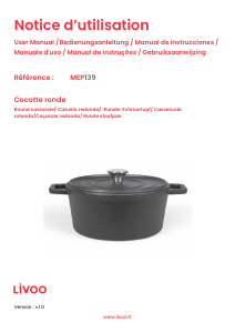 Manual Livoo MEP139 Pan