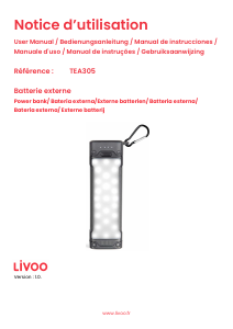 Mode d’emploi Livoo TEA305 Chargeur portable