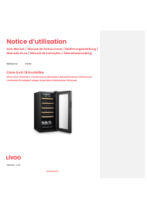 Manual de uso Livoo GS144 Vinoteca