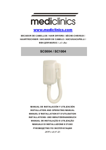 Manual Mediclinics SC0004 Hair Dryer