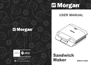 Handleiding Morgan MSM-SC150NS Contactgrill