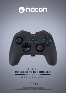 Handleiding Nacon GC-200WL Gamecontroller