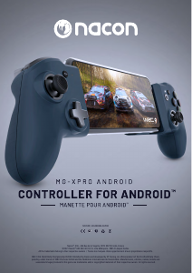 Bedienungsanleitung Nacon MG-XPRO Android Controller