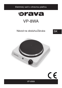 Návod Orava VP-8 WA Pánt