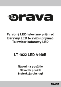 Návod Orava LT-1022 LED A140B LED televízor