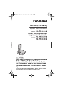 Bedienungsanleitung Panasonic KX-TG8222G Schnurlose telefon