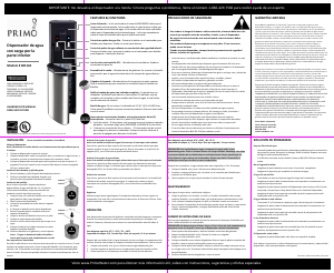 Manual de uso Primo 601144 Dispensador de agua