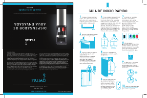 Manual de uso Primo 601234 Dispensador de agua