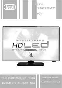 Manual Trevi LTV 1902 SAT LED Television