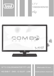 Manuale Trevi LTV 1905 HDVD LED televisore