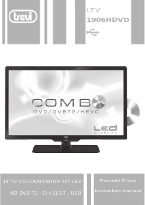 Manuale Trevi LTV 1906 HDVD LED televisore