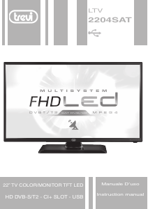 Handleiding Trevi LTV 2204 SAT LED televisie