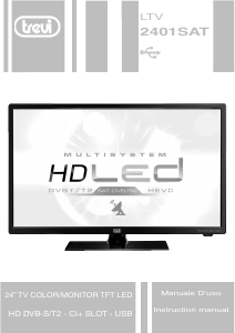 Handleiding Trevi LTV 2401 SAT LED televisie