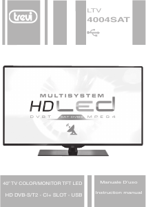 Handleiding Trevi LTV 4004 SAT LED televisie