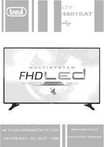 Handleiding Trevi LTV 4801 SAT LED televisie