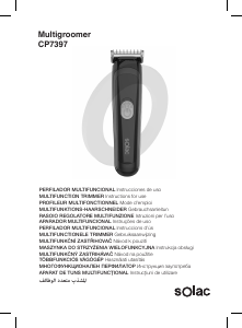 كتيب Solac CP7397 جهاز تهذيب اللحية