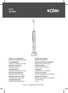 Manual Solac AD4000 Electric Toothbrush