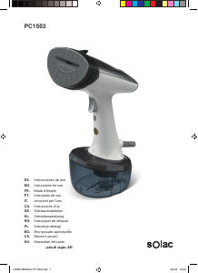 Manuale Solac PC1503 Vaporizzatore indumenti