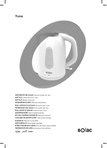 Manual Solac KT5851 Yuna Fierbător