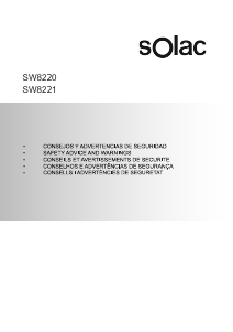 Handleiding Solac SW8220 Naaimachine