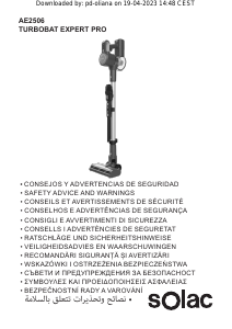 Manual Solac AE2506 Turbobat Expert Pro Aspirator