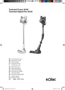 Manuál Solac AE2515 Turbobat Vysavač