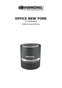 Handleiding Sonnenkönig OFFICE NEW YORK Luchtreiniger