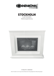 Manual Sonnenkönig STOCKHOLM Electric Fireplace