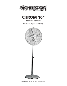 Mode d’emploi Sonnenkönig CHROM 16 Ventilateur