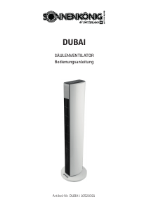 Mode d’emploi Sonnenkönig DUBAI Ventilateur