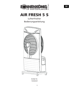 Handleiding Sonnenkönig AIR FRESH 5S Ventilator