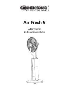 Mode d’emploi Sonnenkönig AIR FRESH 6 Ventilateur