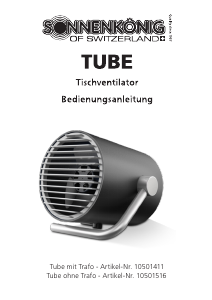 Manuale Sonnenkönig TUBE Ventilatore