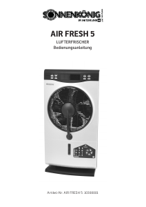 Bedienungsanleitung Sonnenkönig AIR FRESH 5 Ventilator