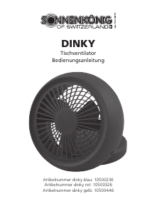 Handleiding Sonnenkönig DINKY Ventilator