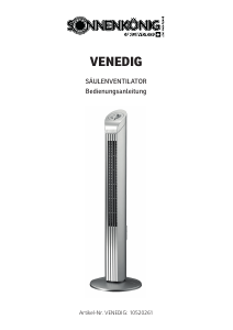 Handleiding Sonnenkönig VENEDIG Ventilator