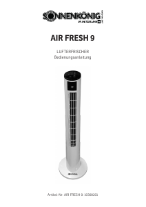Mode d’emploi Sonnenkönig AIR FRESH 9 Ventilateur