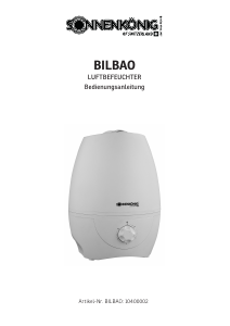 Mode d’emploi Sonnenkönig BILBAO Humidificateur