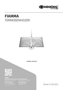 Manual Sonnenkönig FIAMMA Patio Heater