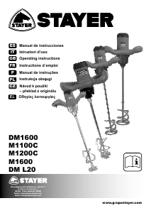 Manual de uso Stayer DM 1600 Mezclador de cemento