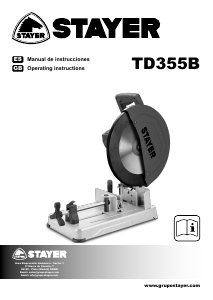 Manual de uso Stayer TD 355 B Sierra de corte