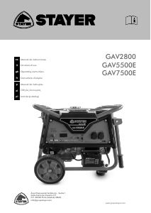 Instrukcja Stayer GAV 5500 E Generator