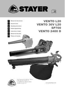 Manual Stayer SP 700 Leaf Blower