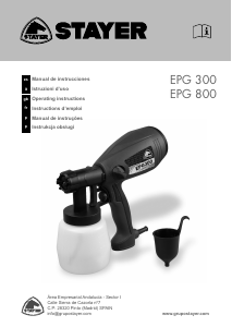 Manuale Stayer EPG 800 Sistema di verniciatura