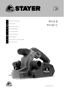 Handleiding Stayer P 910 B Schaafmachine